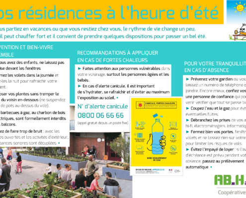 Nos résidences à l'heure d'été affiche nos résidences à lheure dété 2019 FB 495x400 - AB-Habitat