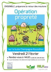 affiche opération propreté butte v2 212x300 - AB-Habitat