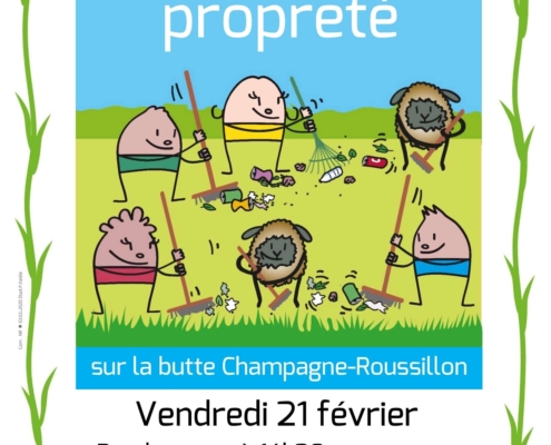 AB-Habitat - Accueil affiche opération propreté butte v2 495x400 - AB-Habitat