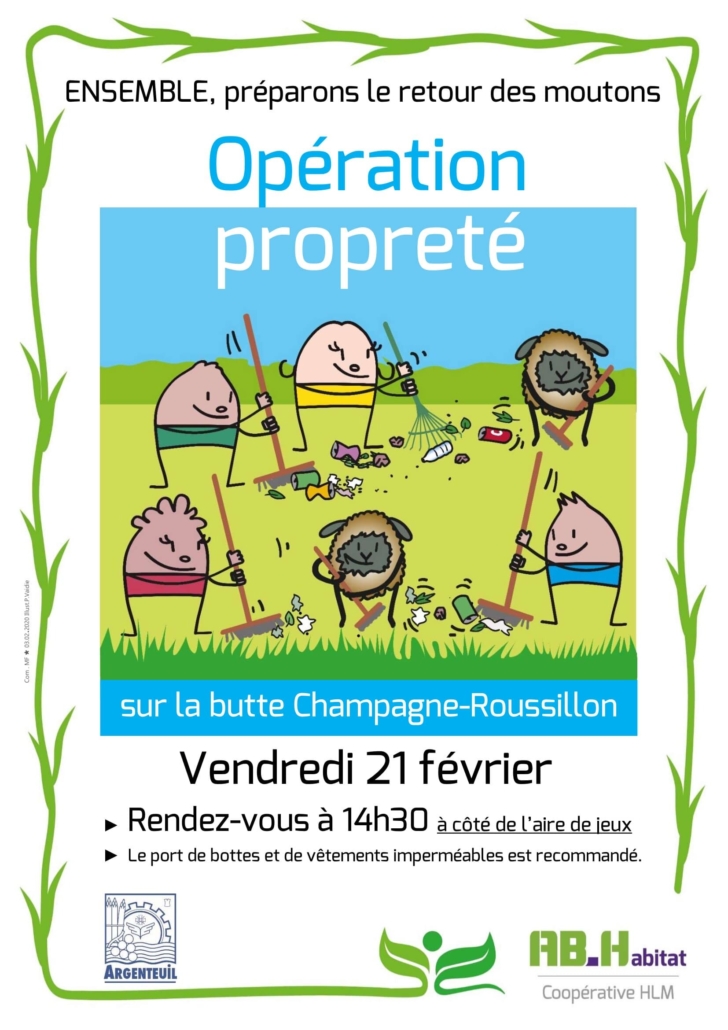 Affiche opération propreté