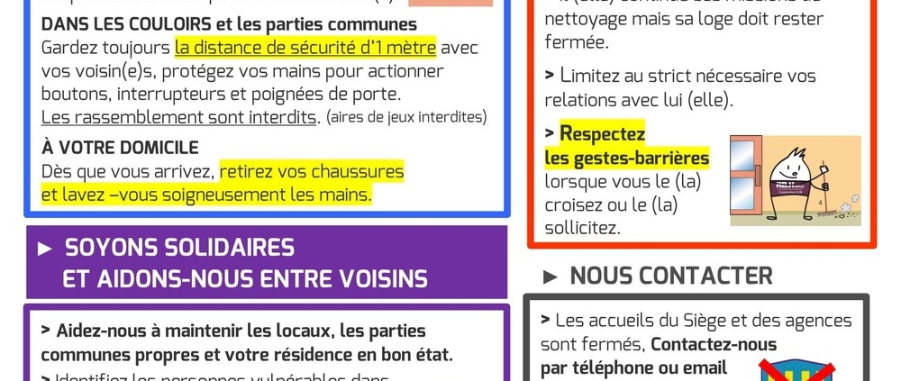 Affiche prévention résidences gardiens