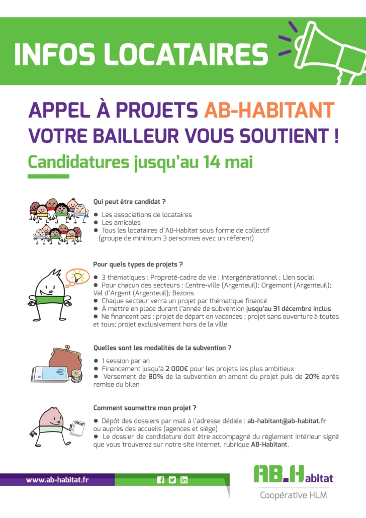 AB-Habitat soutient les projets des locataires