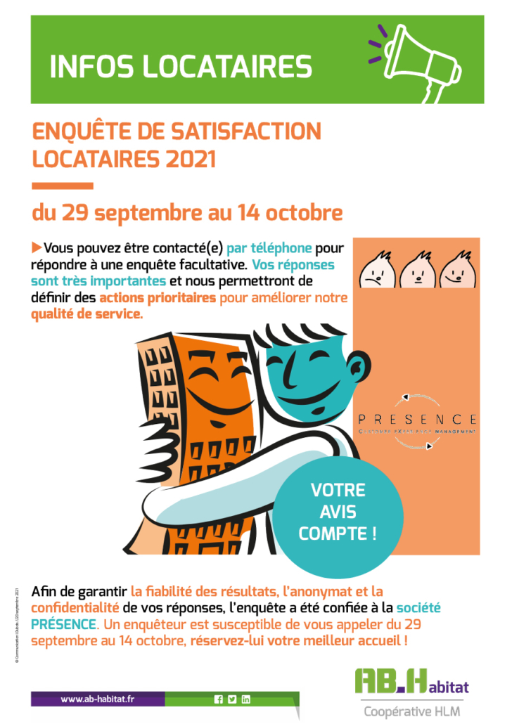 Enquête de satisfaction 2021