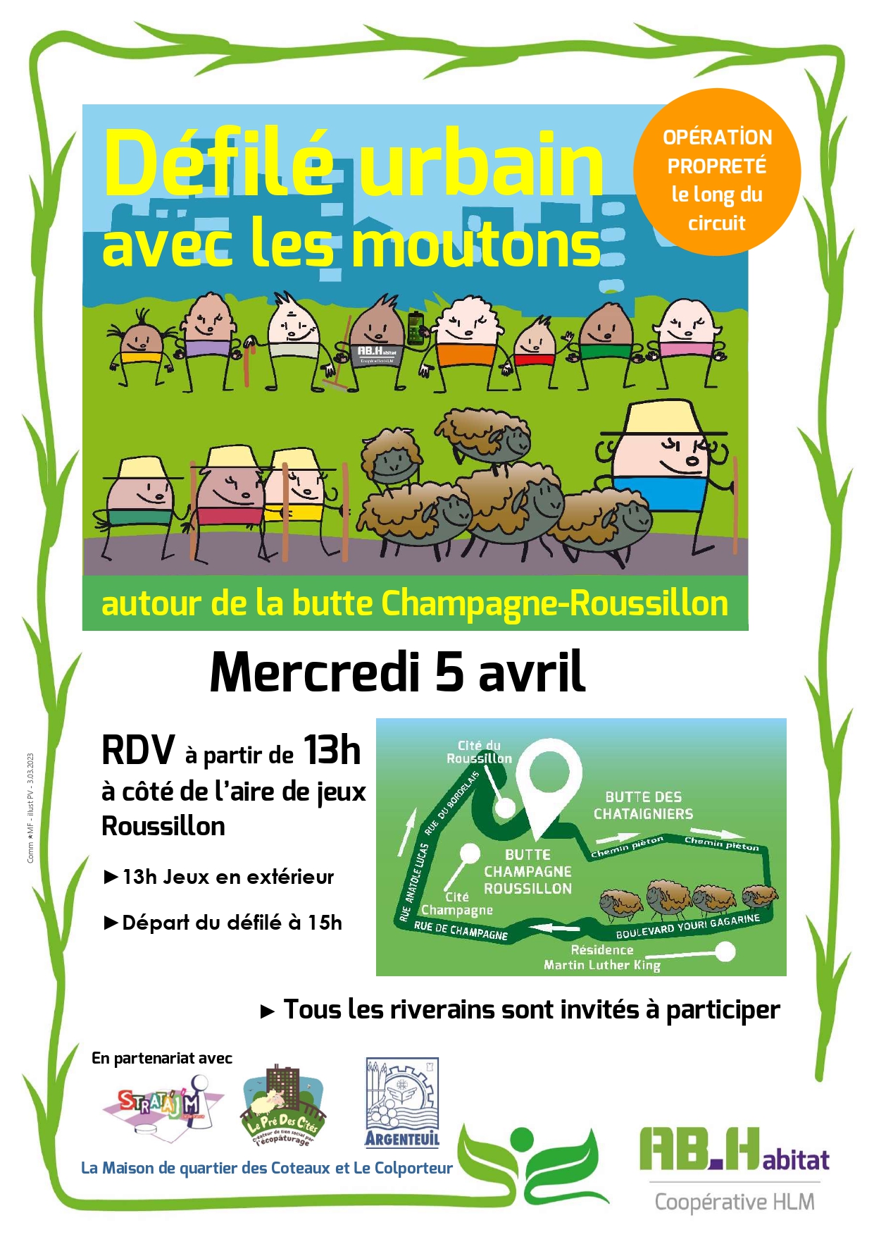 Eco paturage 2023 parcours 5 avril - AB-Habitat