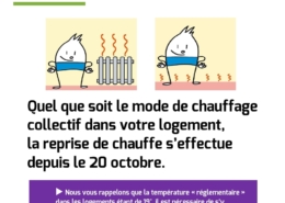 affiche reprise de chauffe octobre 2023
